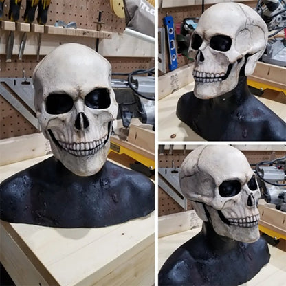 Movable Jaw Full Head Skull Mask 3