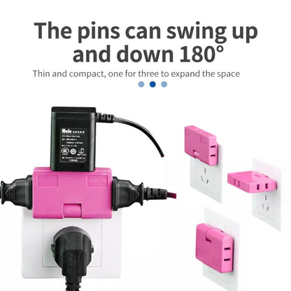 3 in 1 Rotatable Socket Converter- 4PCS+2 For Free 3