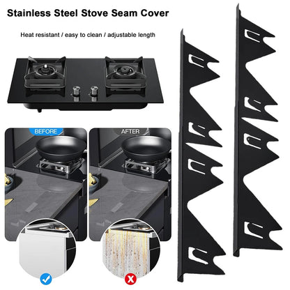 Retractable Stainless Steel Stove Gap Covers 3