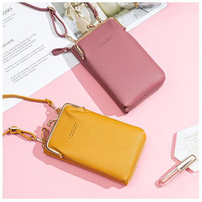 Women Phone Bag Solid Crossbody Bag 3