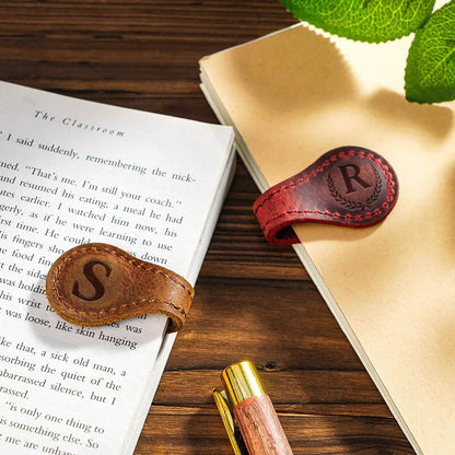 Magnetic Genuine Leather Bookmark 3