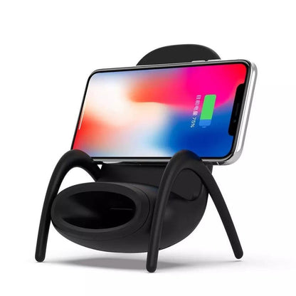 Portable Mini Chair Wireless Charger With Speaker 3