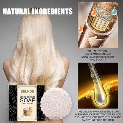 Rice Shampoo Bar Citrus Scent 3