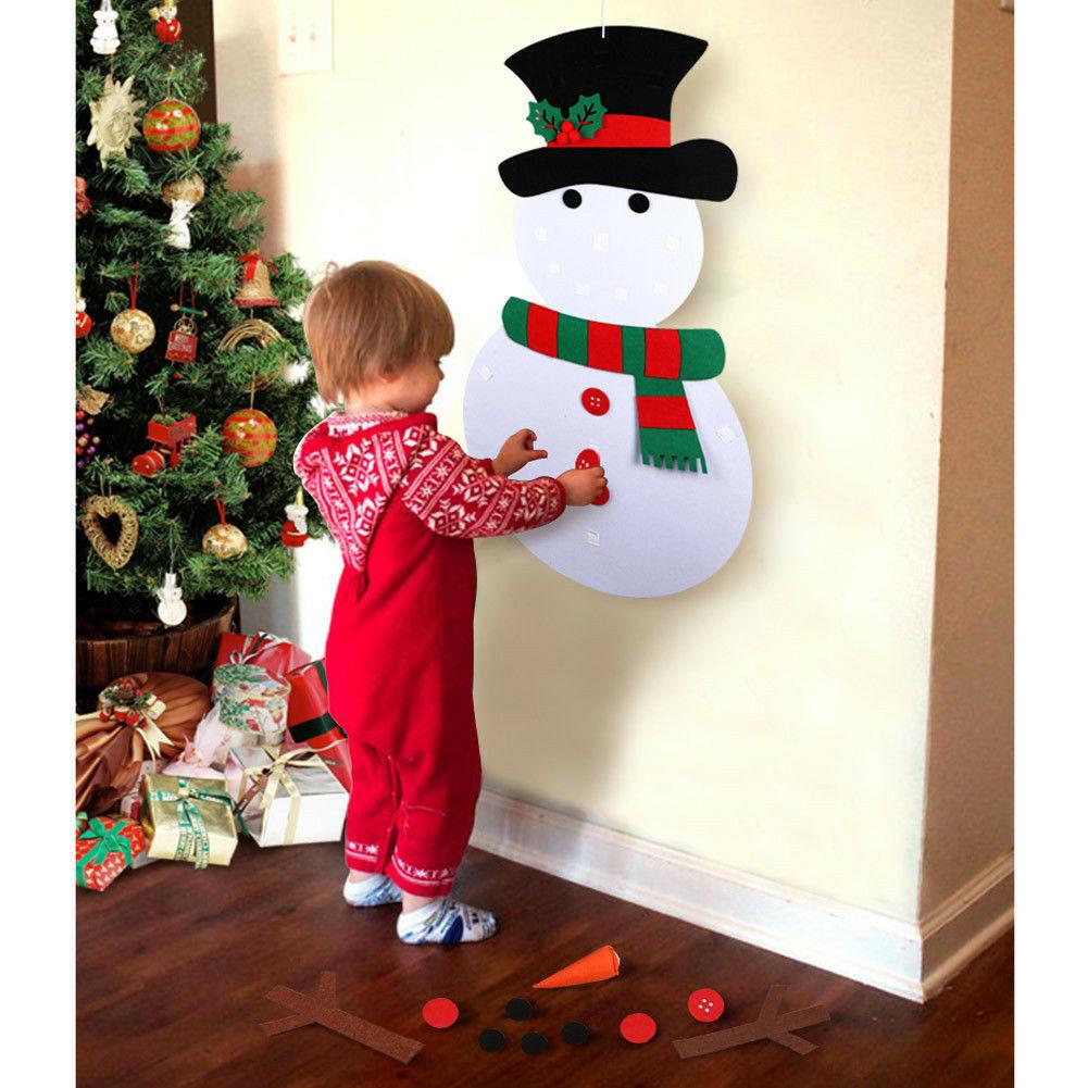 DIY Felt Christmas Snowman or Tree – Children’s Favorite Gift 3