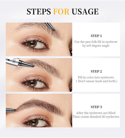 3D Microblading 4-tip Eyebrow Pencil 3
