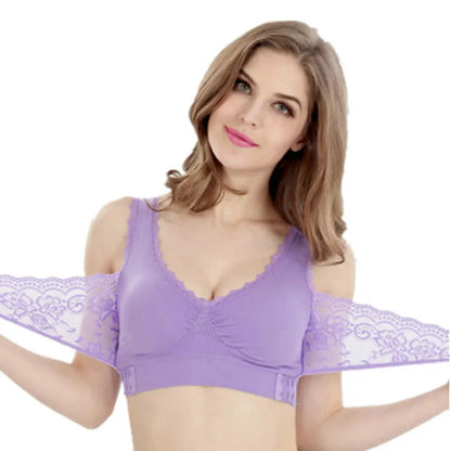 Comfy Corset Front Cross Side Buckle Lace Bras 3