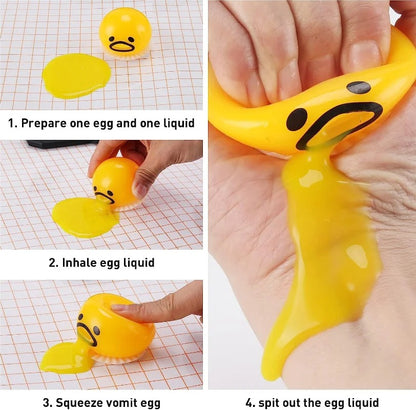 Puking Egg Yolk Stress Ball-5PCS 3