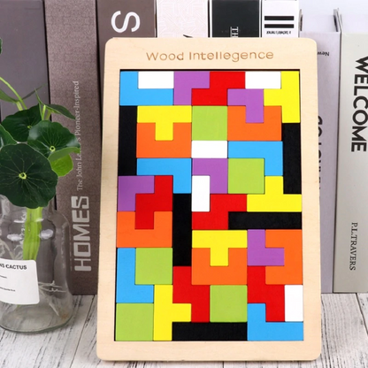 Tetris Wooden Puzzle Toy 3