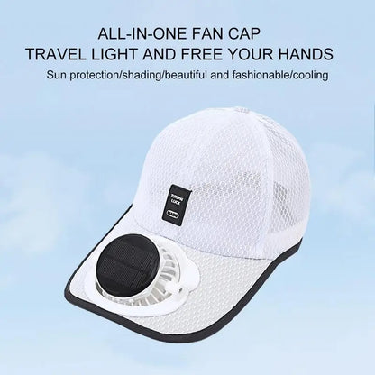 Cap with Solar Fan 3
