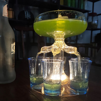 6 Shot Glass Dispenser and Holder 3