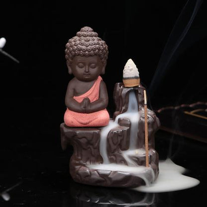 Buddha Monk Incense Burner 3