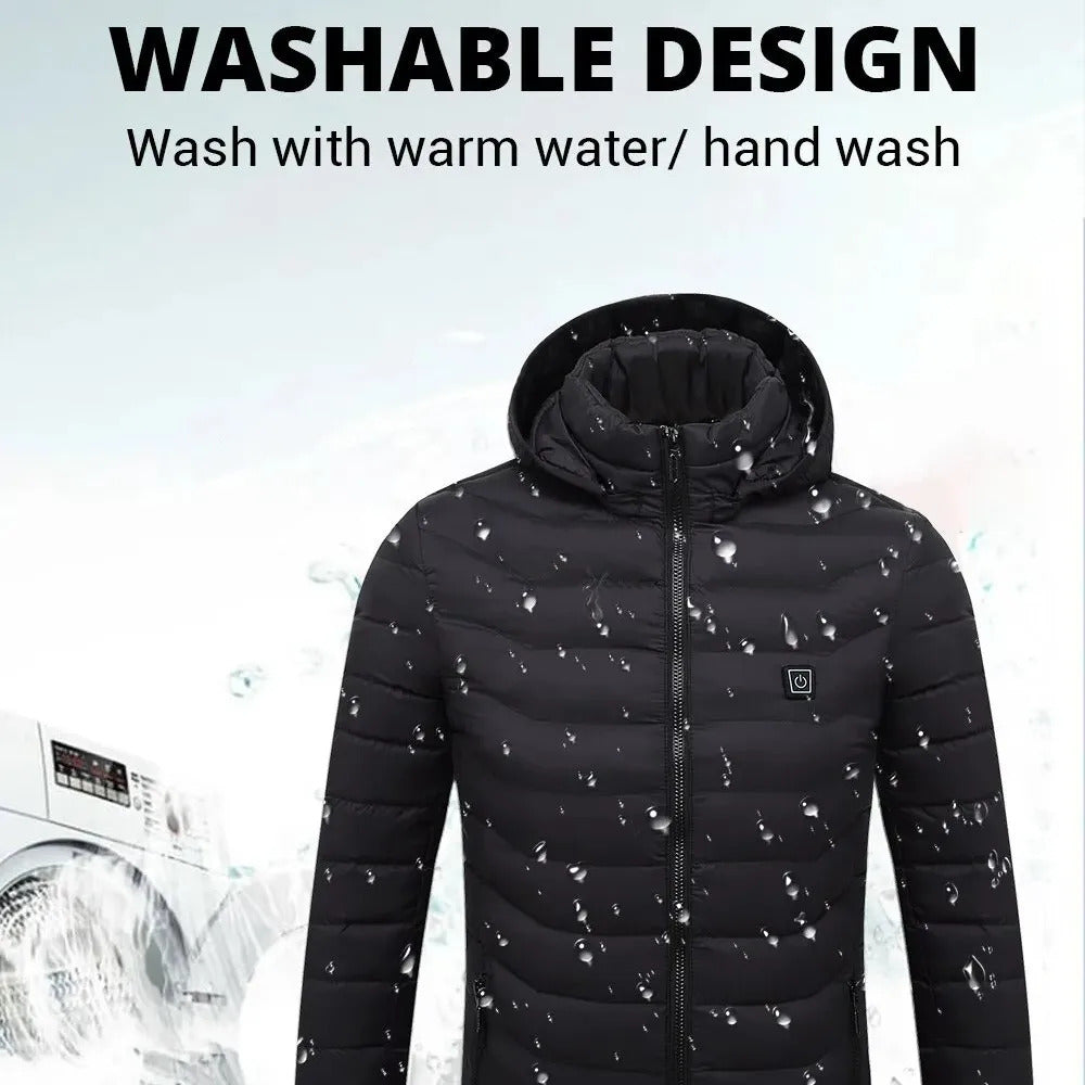 Windproof USB Charging Heated Smart Jacket 3