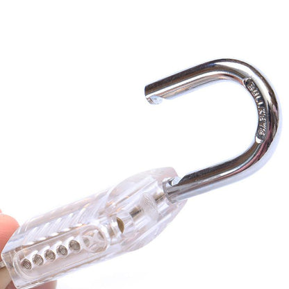 TRANSPARENT PADLOCK SET 3