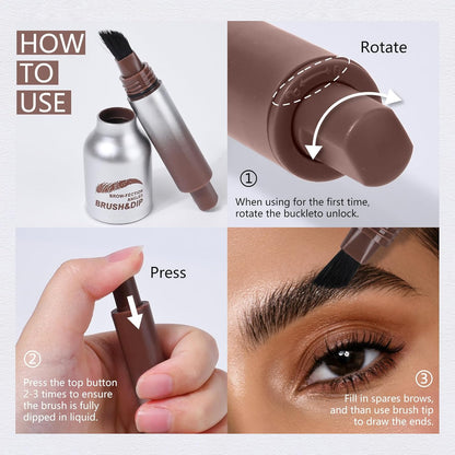 Brow-Fection Angled Brush & Dip 3