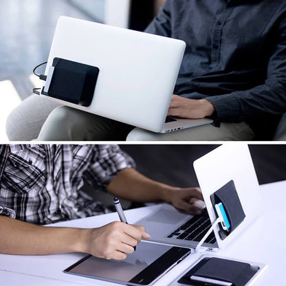 Adhesive Laptop Back Storage Bag 3