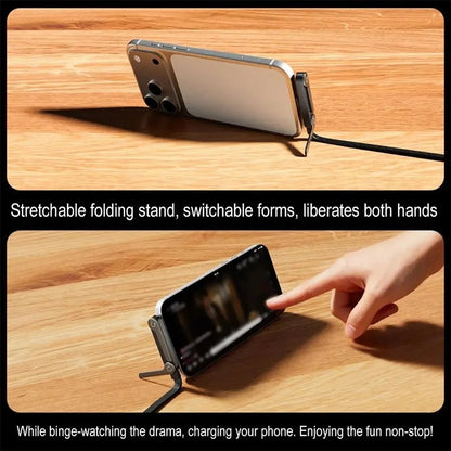 FlexCharge 2-in-1 Fast Charging Cable & Phone Stand 3