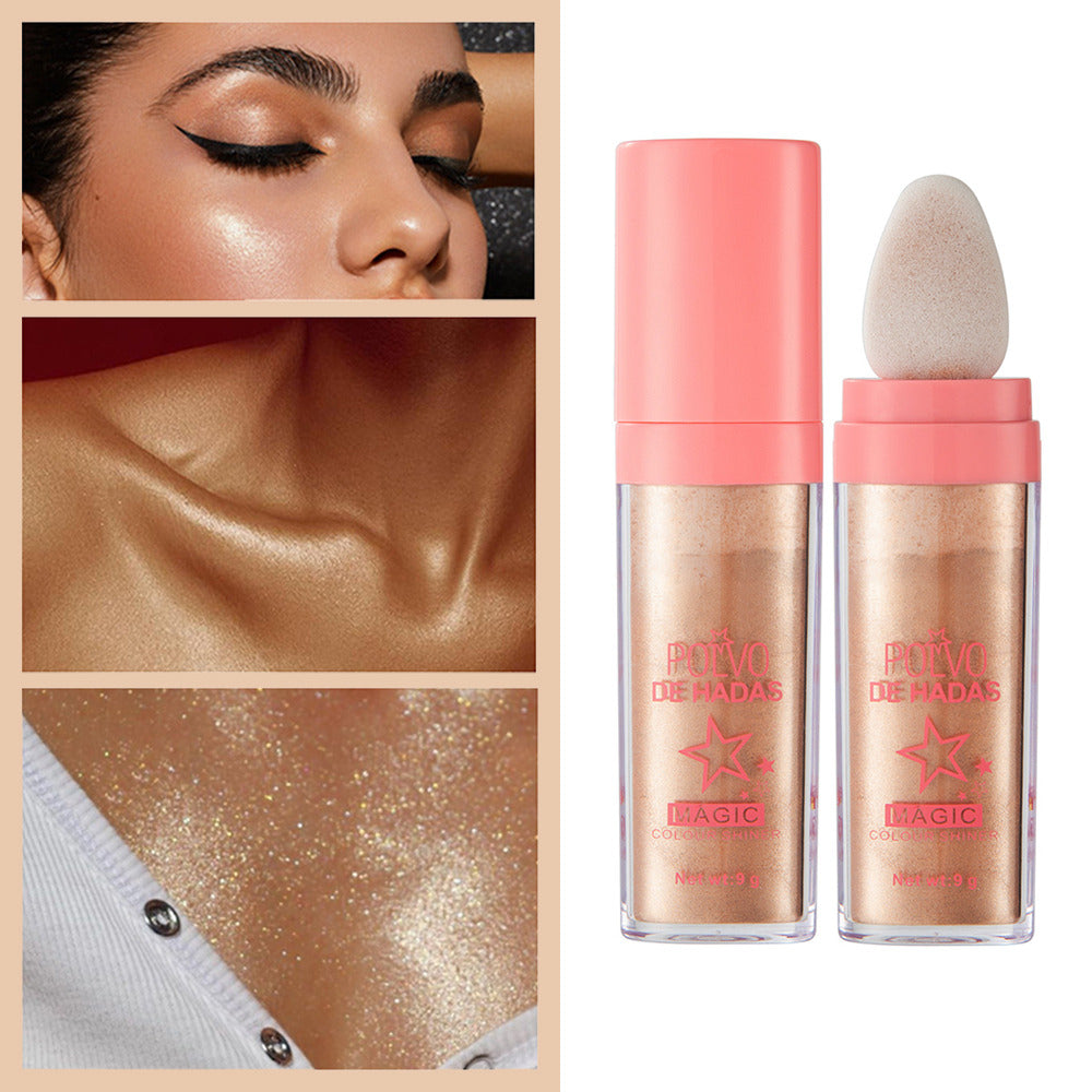 Highlighter Shimmer Contour Blush Powder 3