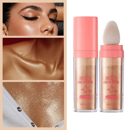 Highlighter Shimmer Contour Blush Powder 3