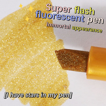 Metallic Galaxy Highlighter Pen 3