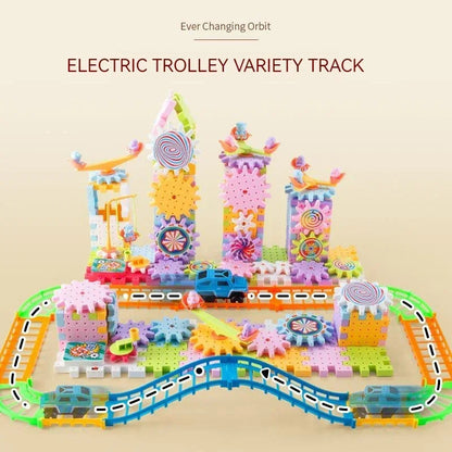 Educational STEM Electric Gears Blocks Toy 3