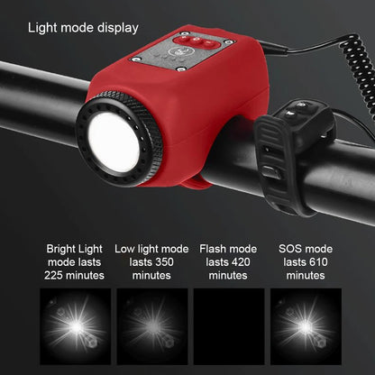 2-in-1 Bicycle Light and Horn 3