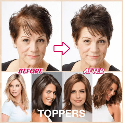 Silky Clip-On Hair Topper 3