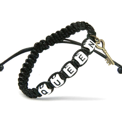 Couple Lock Charm Rope Bracelet 3