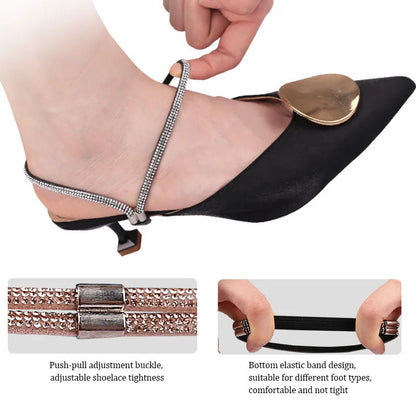 Elastic Detachable High Heels Shoe Straps 3