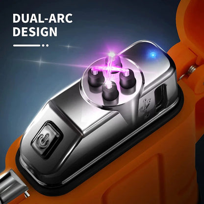 Electric Plasma Waterproof Rechargeable Dual Arc Lighter 3