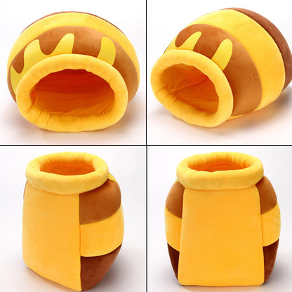 Comfy Honey Pot Pet Plush Bed 3