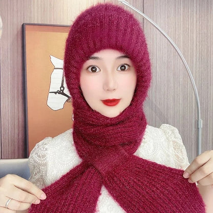 Integrated Ear Protection Windproof Cap Scarf 3