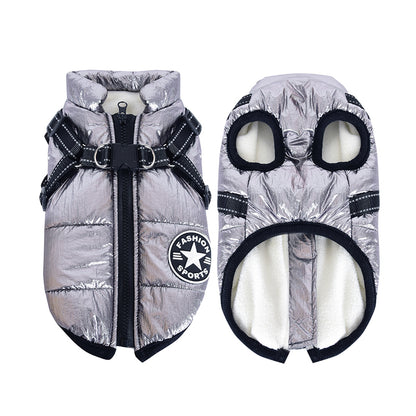 Dog Waterproof Jacket With Harness 3