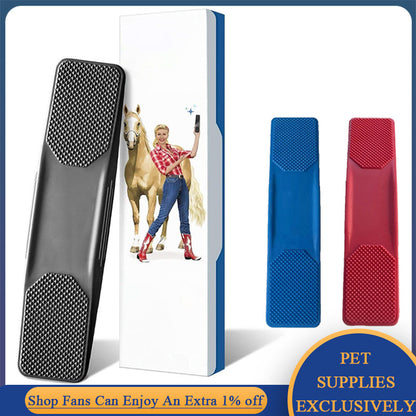 6 In 1 Dog Horse Grooming Shedding Massage Scrub Brush 3