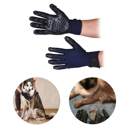 Pet Shedding Grooming Gloves 3