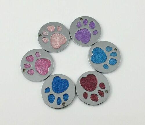 Paw Print Pet ID Tags 3