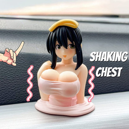 Funny Anime Chest Shaking Car Ornament 3