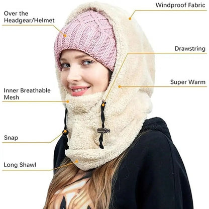Sherpa Hood Ski Mask 3