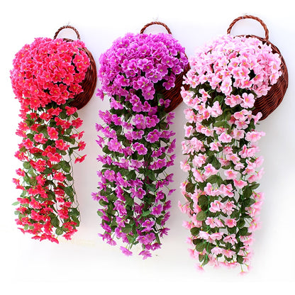 Vivid Artificial Hanging Orchid Bunch 3