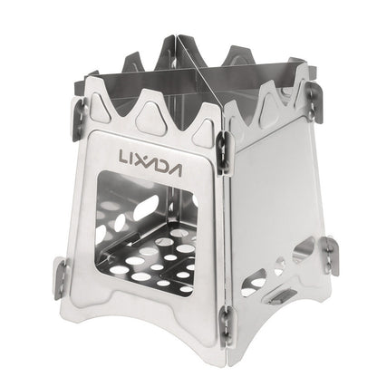ULTRALIGHT TITANIUM WOOD BURNER CAMPING STOVE 3