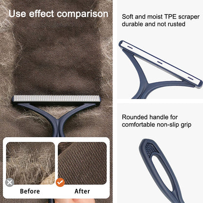 Double Ended Manual Pet Hair Lint Remover 3