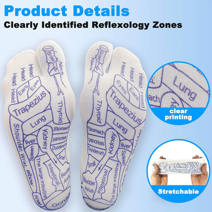 Acupressure Reflexology Chart Socks 3