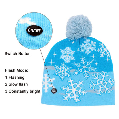 Christmas Theme LED Beanies 3