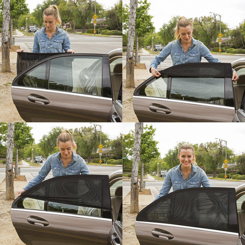 Universal Car Side Windows Privacy Mesh Covers (4PCS) 3