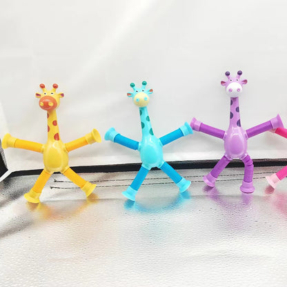 Suction Cup Pop Tube Giraffe Toys-4pcs 3