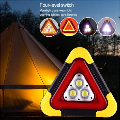 Portable Car Triangle LED Warning Light 3