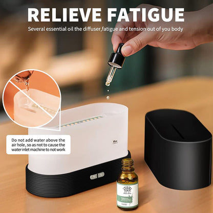 HumidiFire Aromatherapy Flam Ultrasonic Diffuser 3