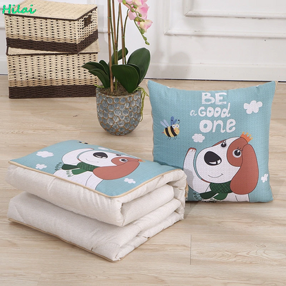 2-in-1 Leisure Office Travel Magic Pillow Blanket 3