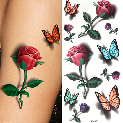 Waterproof Temporary 3D Tattoo Stickers 3