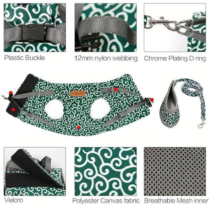 Cat Vest Harness Leash Set 3