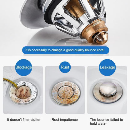 Stainless Steel Bounce Drain Sink Filter 3